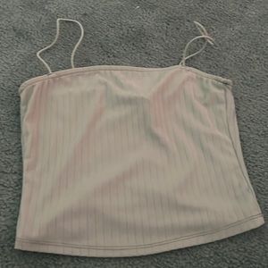 sage green ribbed tank top
